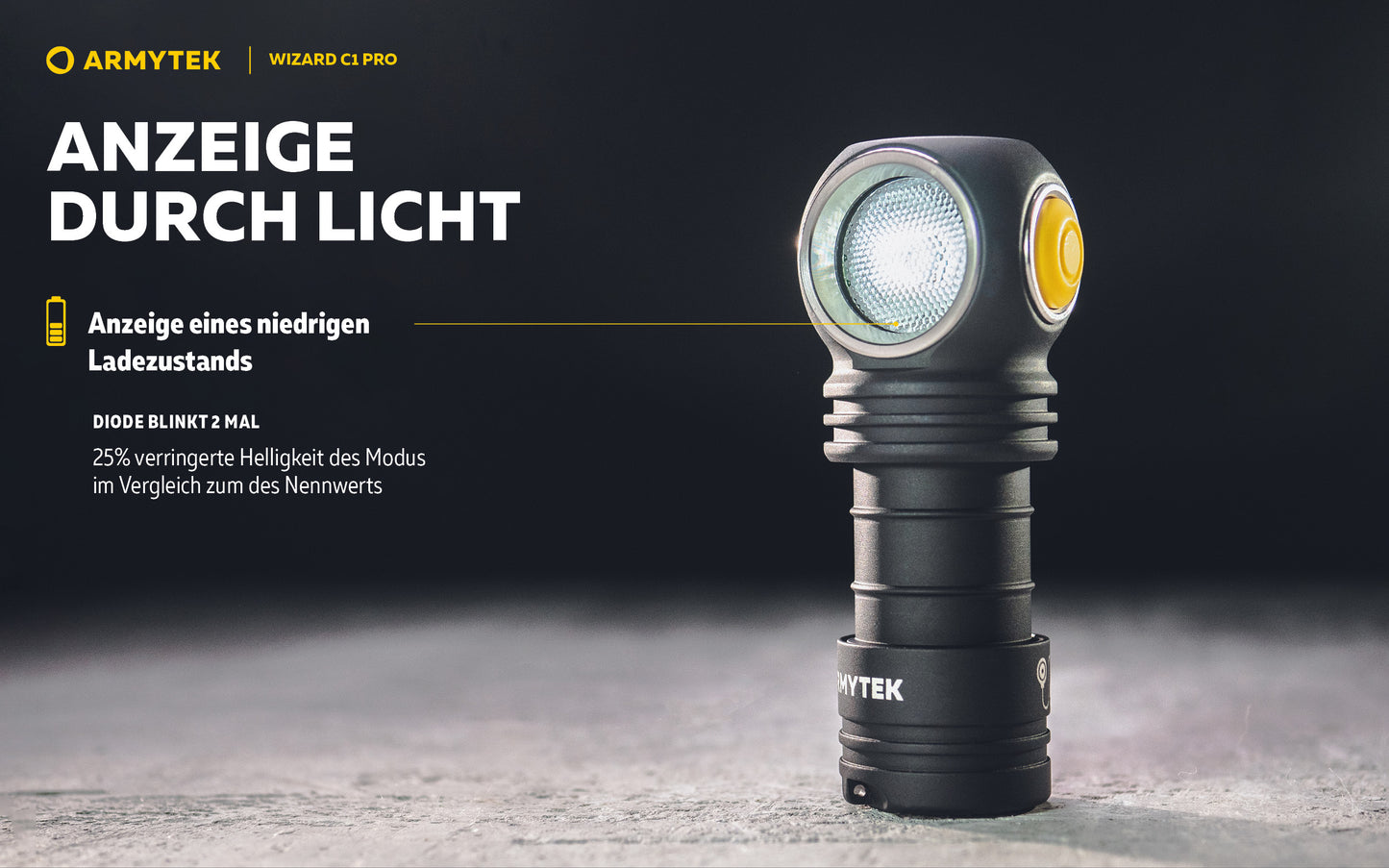 Armytek Wizard C1 Pro, Magnet USB