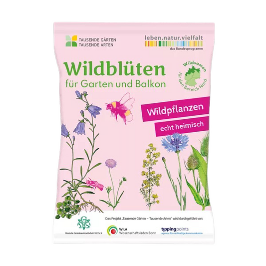 Wildblüten für Garten und Balkon (Region Süd) der Aktion Tausende Gärten. Tausende Arten