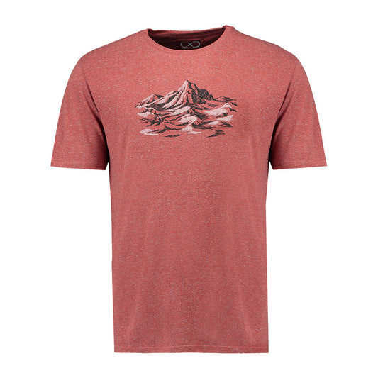 BlueLoop M Denimcel Melange Mountain T-Shirt, Rust