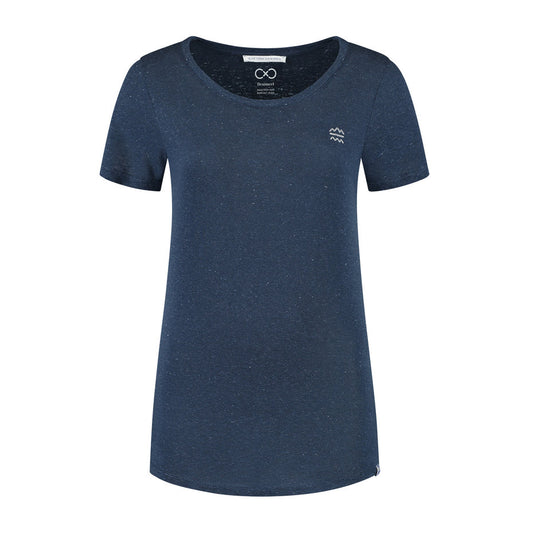 BlueLoop W Denimcel Melange Ocean Peak T-Shirt, Dress Blue